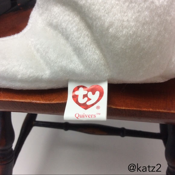 Quivers the Ghost Bear 2002 Ty Beanie Baby - Picture 3 of 3